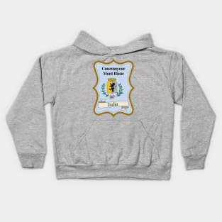 Courmayeur, Italy Kids Hoodie